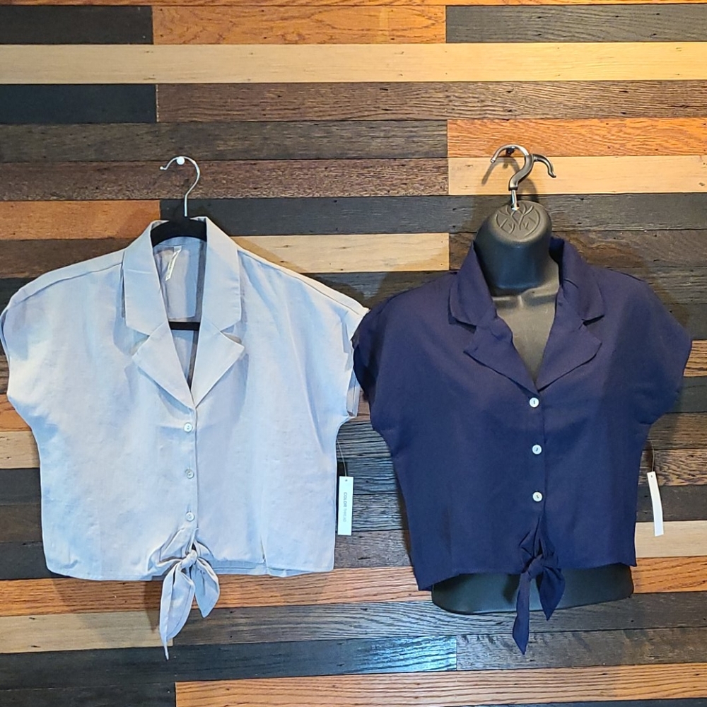 💖2 FOR 25 NEW COLOR THREAD HANGING BLOUSE